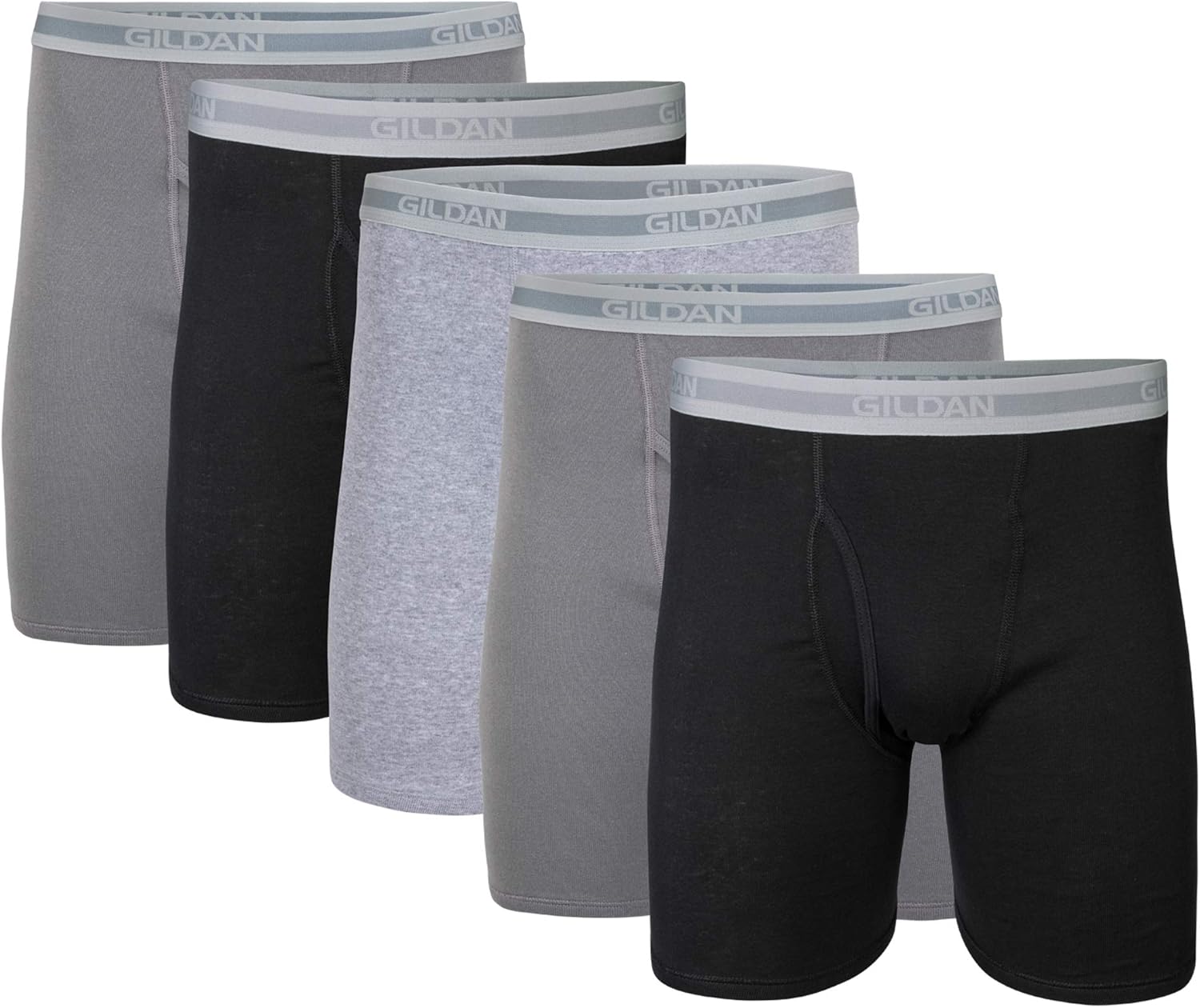 Gildan Men’s Underwear Boxer Briefs, Multipack