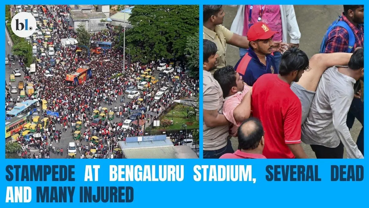 Stampede at Bengaluru stadium, several dead and many injured