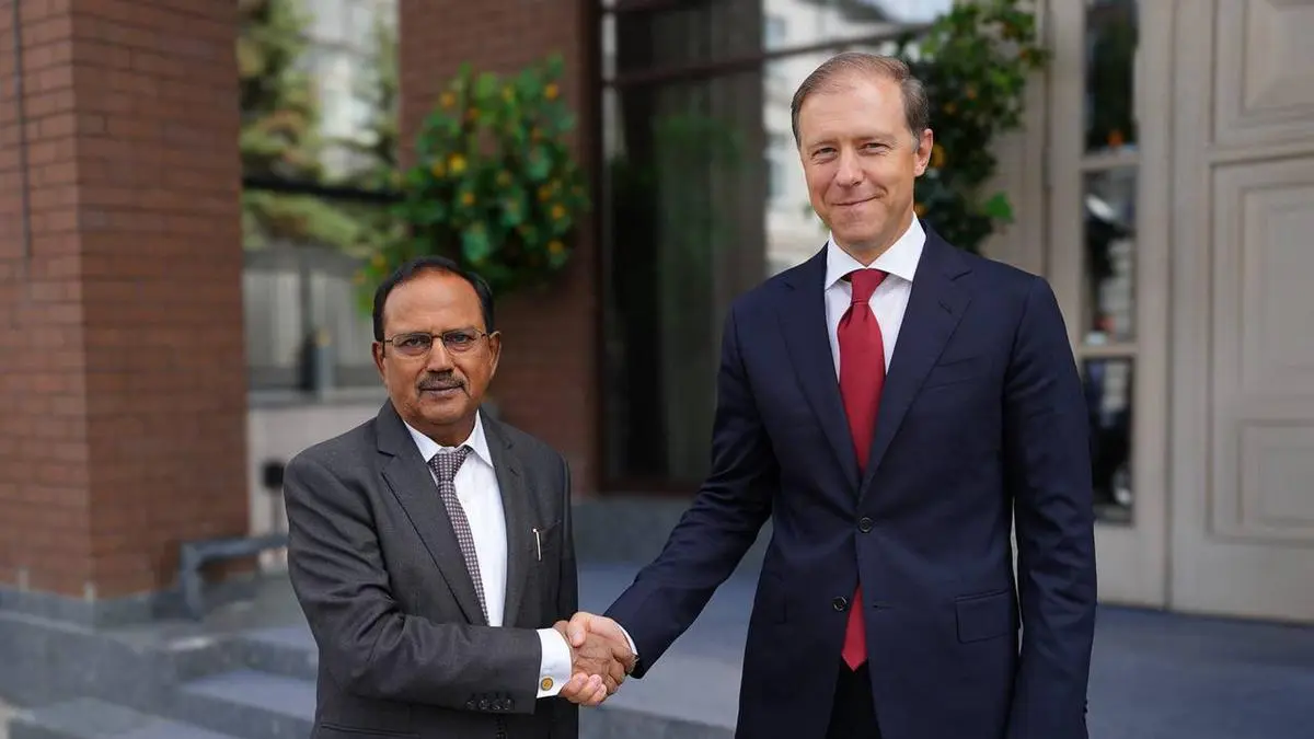 NSA Doval meets Russia’s First Dy PM, discusses military-technical ties